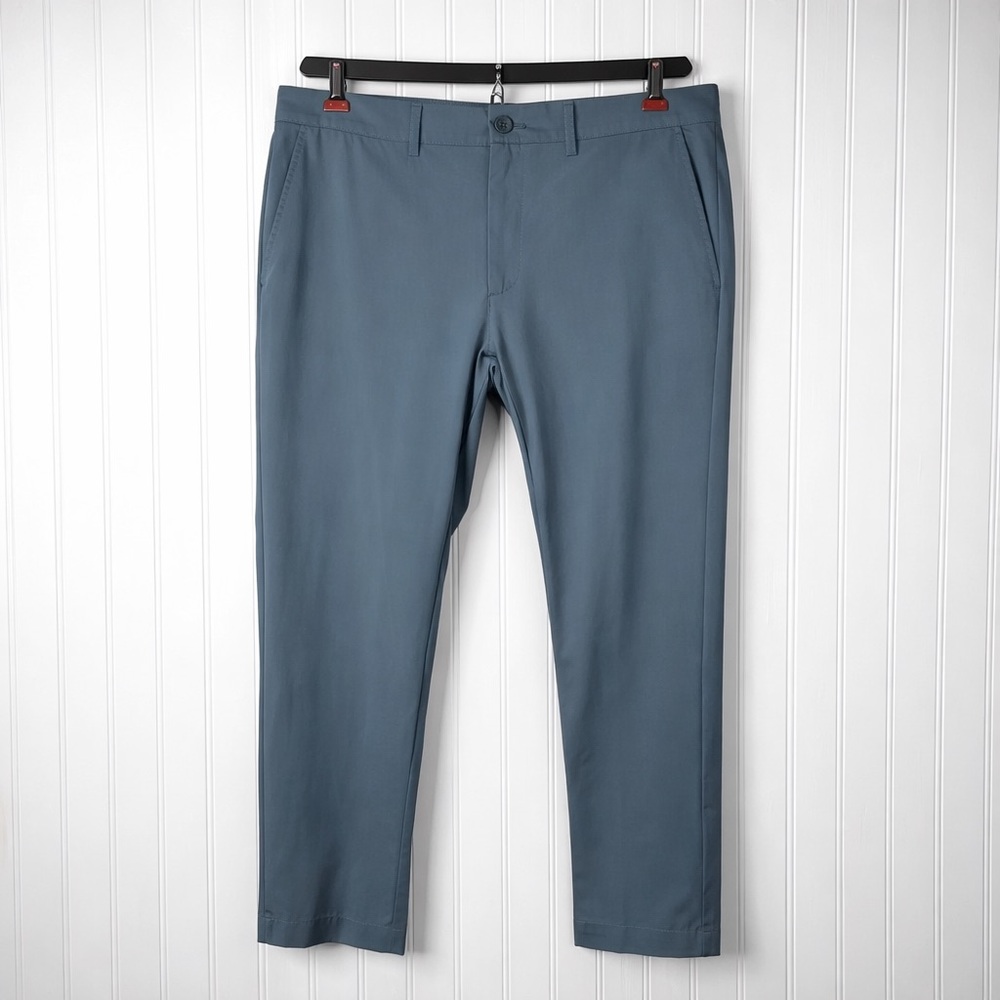 J. Crew Men's Slate Chinos 31 x 32 Slim Straight Leg Golf or Work Flex Pants